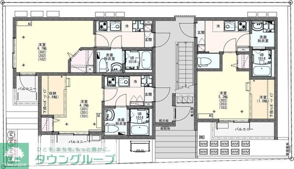 KEIAI RESIDENCE 中浦和の物件間取画像